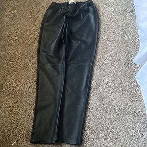 Michael Kors Genuine Leather Leggings